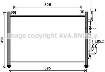 AVA QUALITY COOLING mz5236d -  Конденсатор, кондиционер